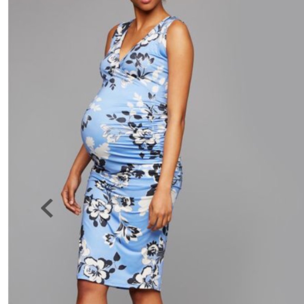Yumi Kim Ruched Maternity Dress Size Small